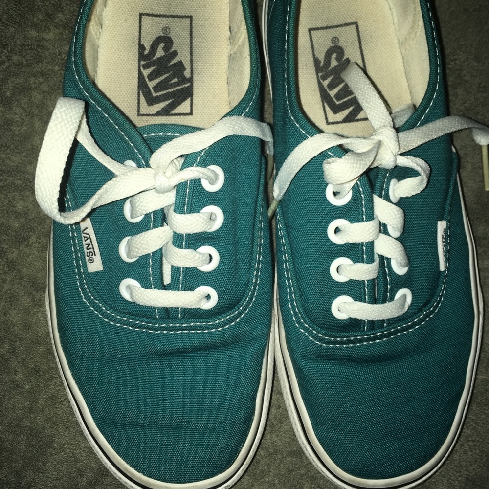 Teal Authentic Vans